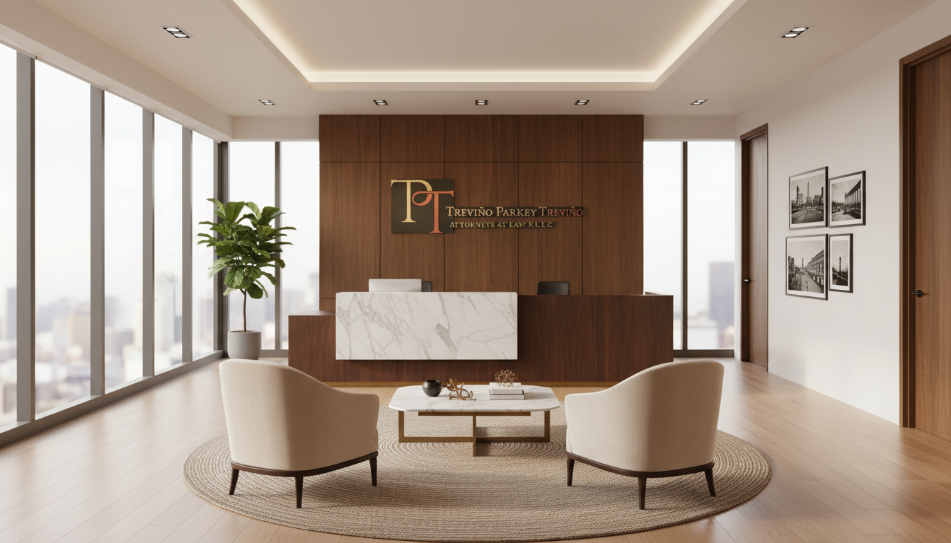 Law office reception area